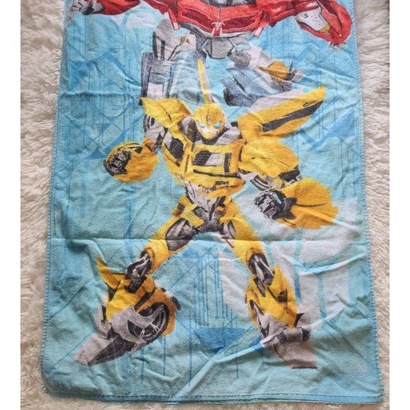 Transformers Let's Roll! Bumblebee Kids Beach Towel 53"X 28" - Picture 2 of 3